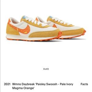 Women’s 9.5 Nike Daybreak Paisley